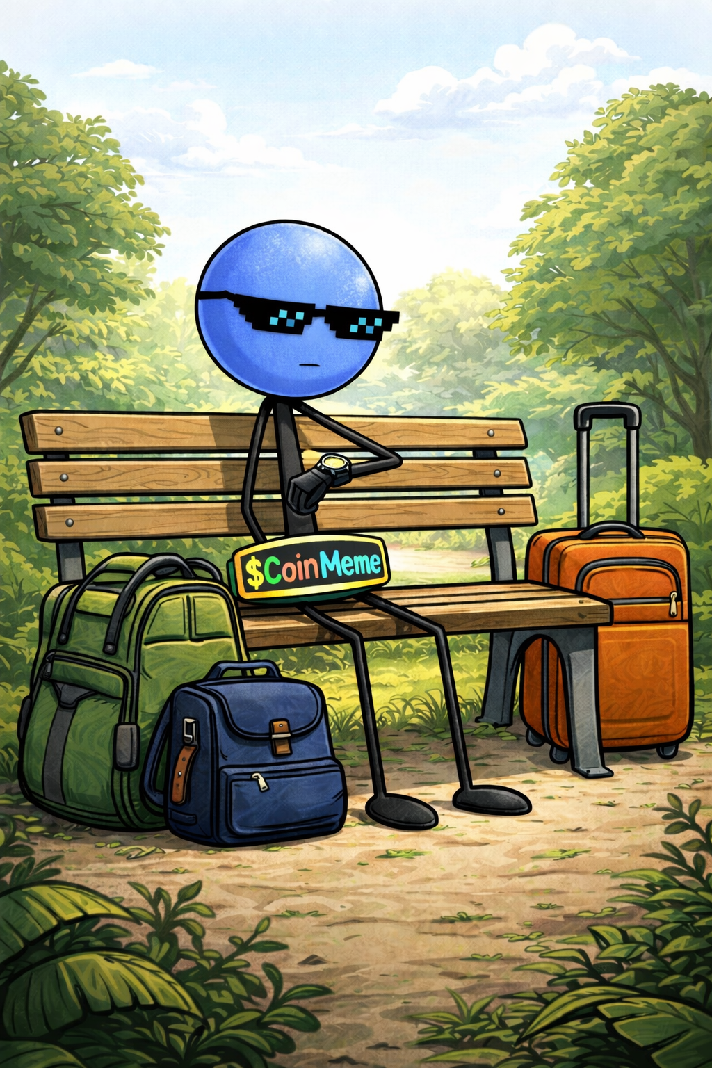 CoinMeme traveling